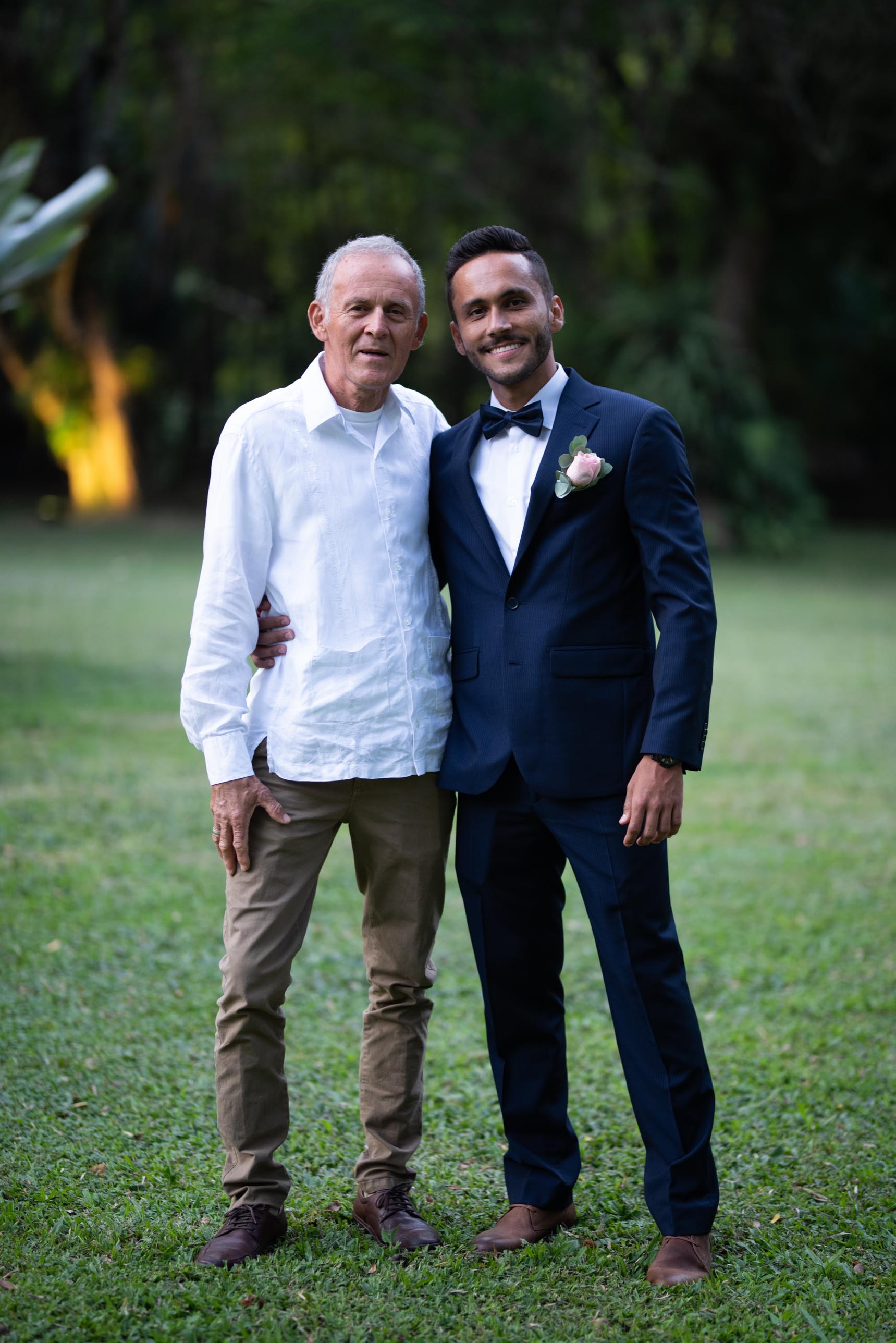 Photo of me and my dad the day of my wedding